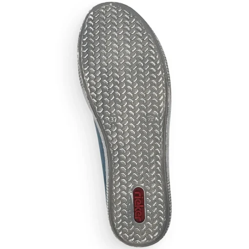 Rieker Damen Schnürschuhe azurblau