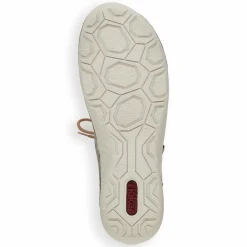 Rieker Damen Schnürschuhe grüngrau