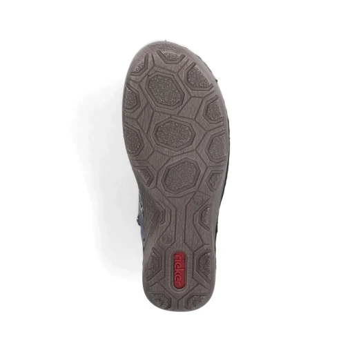 Rieker Damen Schnürschuhe stahlblau