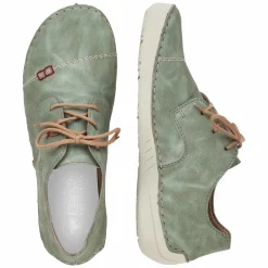 Rieker Damen Schnürschuhe grüngrau