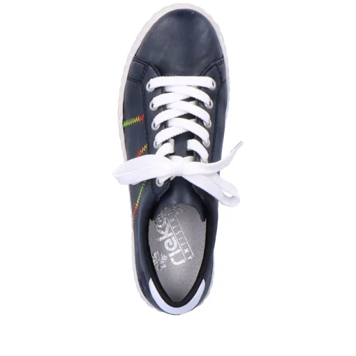 Rieker Damen Schnürschuhe marineblau