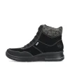 Rieker Damen Schnürstiefel urbanschwarz