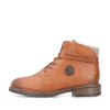 Rieker Damen Schnürstiefel karamellbraun