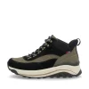 Rieker Damen Schnürstiefel urbanschwarz-khaki