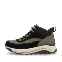 Rieker Damen Schnürstiefel urbanschwarz-khaki