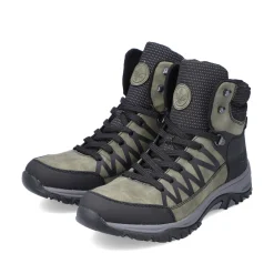 Rieker Damen Schnürstiefel khakigrün