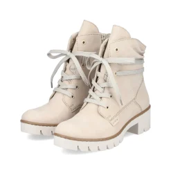 Rieker Damen Schnürstiefel vanillebeige