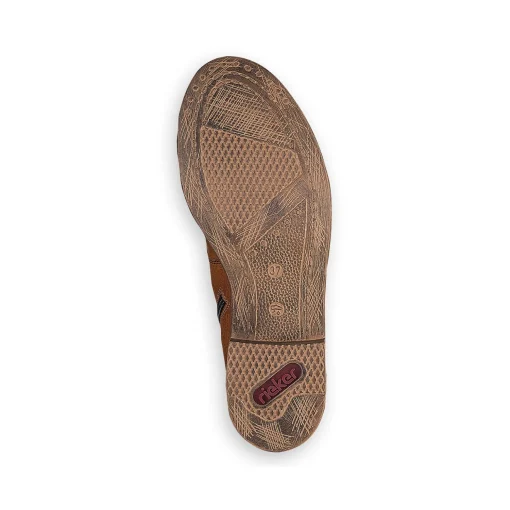 Rieker Damen Schnürstiefel zimtbraun