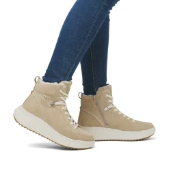 Rieker Damen Schnürstiefel lehmbeige