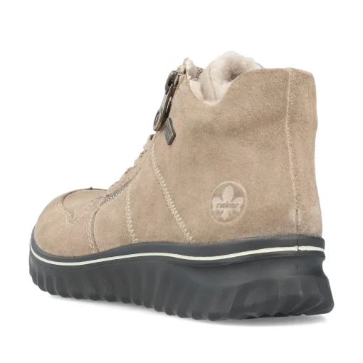 Rieker Damen Schnürstiefel braunbeige