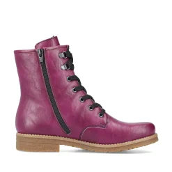 Rieker Damen Schnürstiefel aubergine