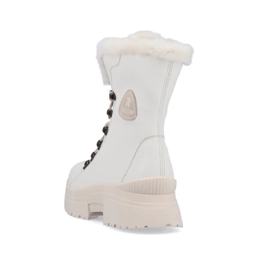 Rieker Damen Schnürstiefel frost white