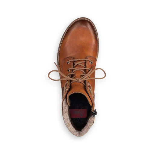 Rieker Damen Schnürstiefel zimtbraun