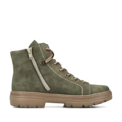Rieker Damen Schnürstiefel kaktusgrün