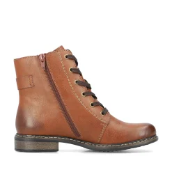 Rieker Damen Schnürstiefel kastanienbraun