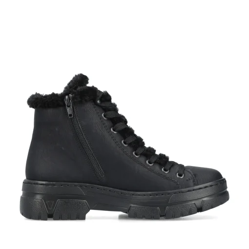 Rieker Damen Schnürstiefel urbanschwarz