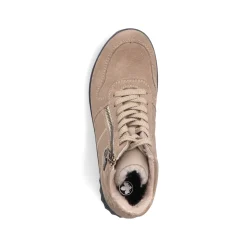 Rieker Damen Schnürstiefel braunbeige