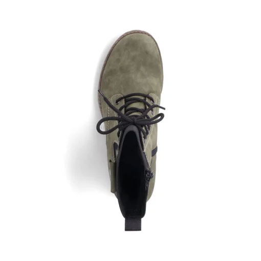 Rieker Damen Schnürstiefel laubgrün