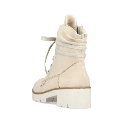 Rieker Damen Schnürstiefel vanillebeige