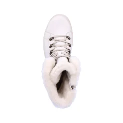 Rieker Damen Schnürstiefel frost white