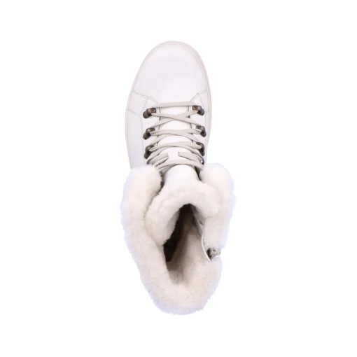 Rieker Damen Schnürstiefel frost white
