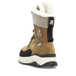 Rieker Damen Schnürstiefel kamelbraun