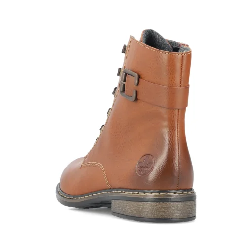 Rieker Damen Schnürstiefel kastanienbraun