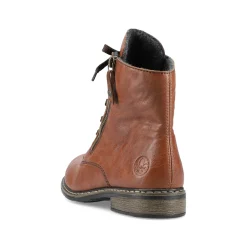 Rieker Damen Schnürstiefel kastanienbraun