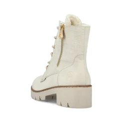 Rieker Damen Schnürstiefel hellbeige
