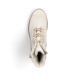 Rieker Damen Schnürstiefel hellbeige