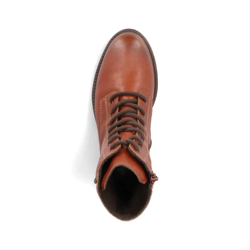 Rieker Damen Schnürstiefel fuchsbraun