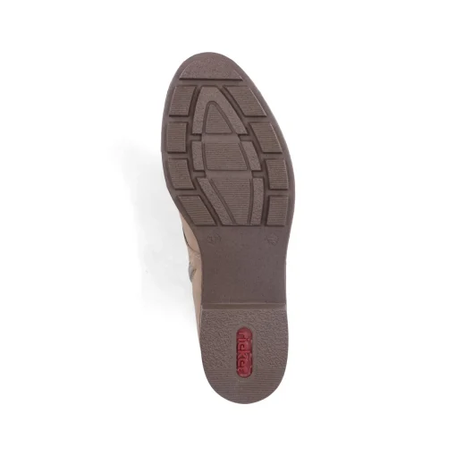 Rieker Damen Schnürstiefel sandbeige