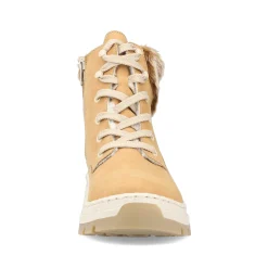 Rieker Damen Schnürstiefel karamellbraun