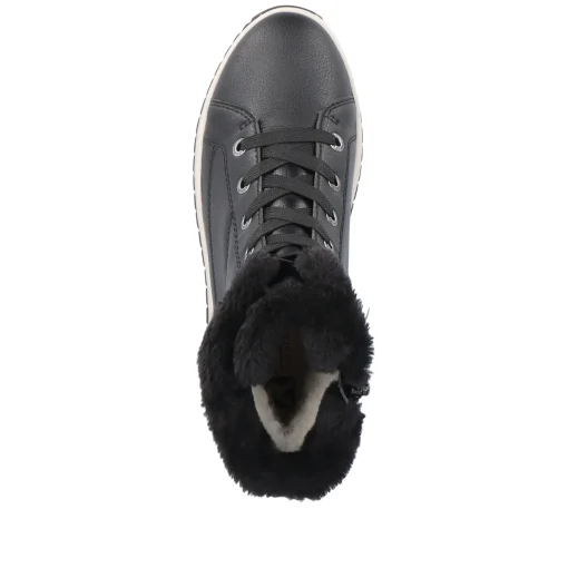 Rieker Damen Schnürstiefel urbanschwarz