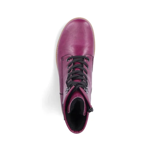 Rieker Damen Schnürstiefel aubergine