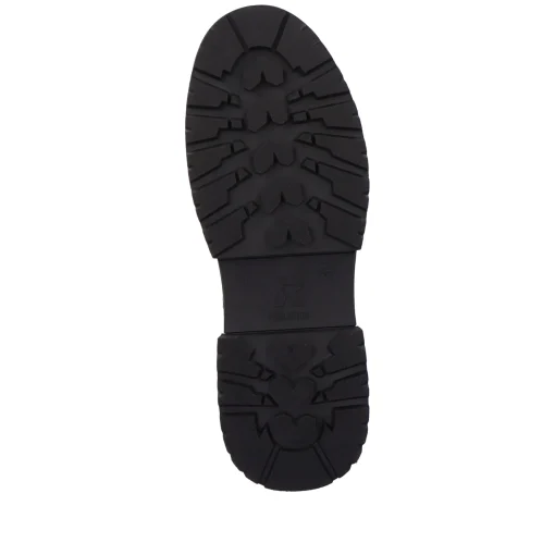 Rieker Damen Schnürstiefel snow-white deep-black