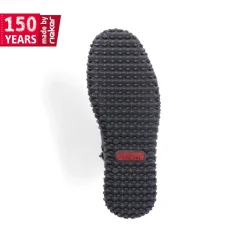 Rieker Damen Schnürstiefel carbongrau
