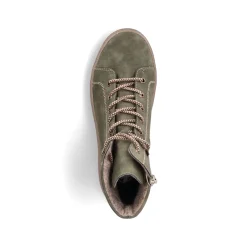 Rieker Damen Schnürstiefel kaktusgrün