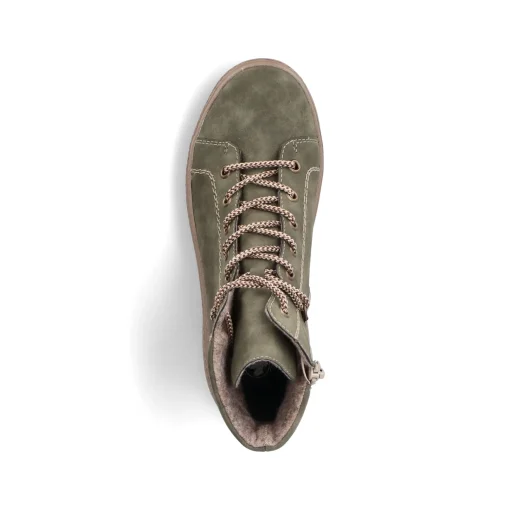 Rieker Damen Schnürstiefel kaktusgrün