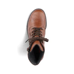 Rieker Damen Schnürstiefel kastanienbraun