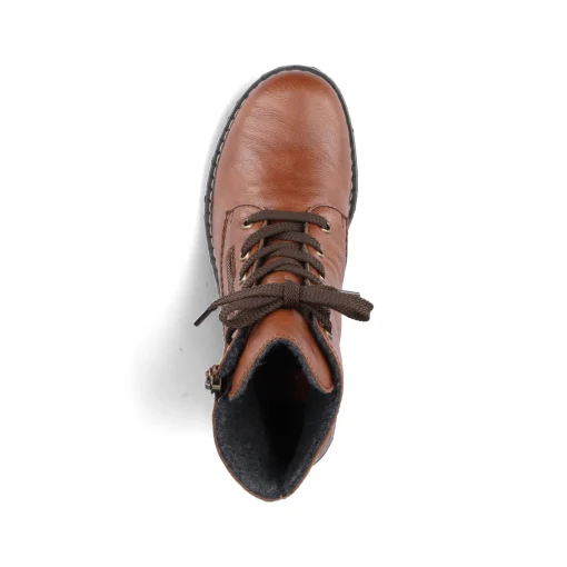 Rieker Damen Schnürstiefel kastanienbraun