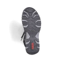 Rieker Damen Schnürstiefel stahlgrau