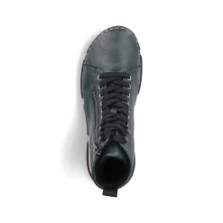 Rieker Damen Schnürstiefel laubgrün