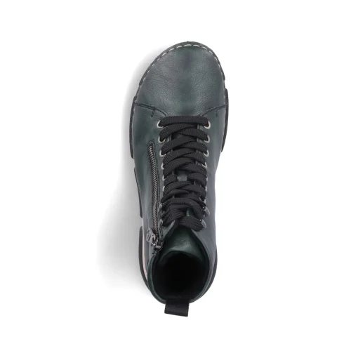 Rieker Damen Schnürstiefel laubgrün