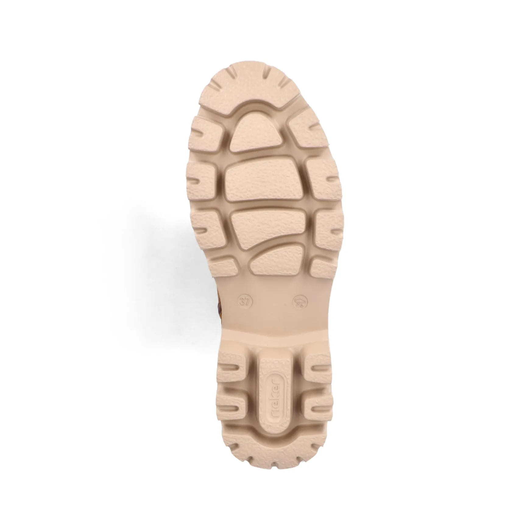 Rieker Damen Schnürstiefel kamelbraun