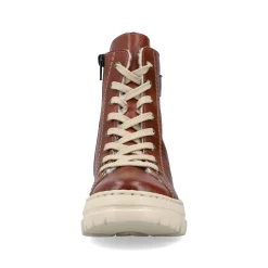 Rieker Damen Schnürstiefel kastanienbraun