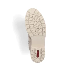 Rieker Damen Schnürstiefel sandbeige