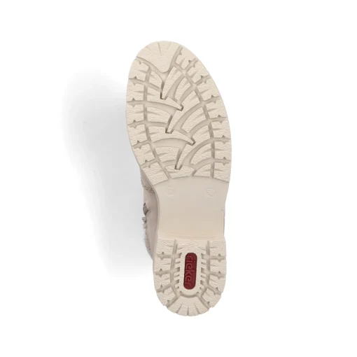 Rieker Damen Schnürstiefel sandbeige