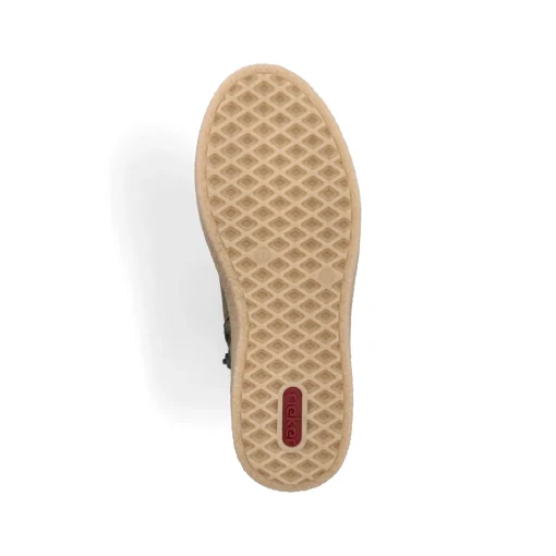 Rieker Damen Schnürstiefel schilfgrün