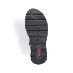 Rieker Damen Schnürstiefel californiablau